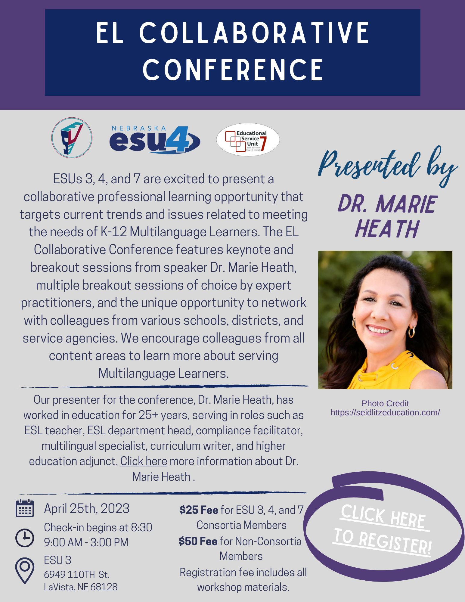 Click here to register for the EL Collaborative Conference.